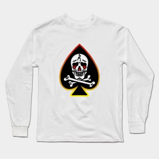 Copy of An ace of spades design. Long Sleeve T-Shirt